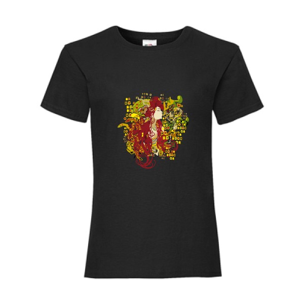 opium -T-shirt enfant opium Enfant  -Fruit of the loom - Girls Value Weight T -Thème inclassable et original -