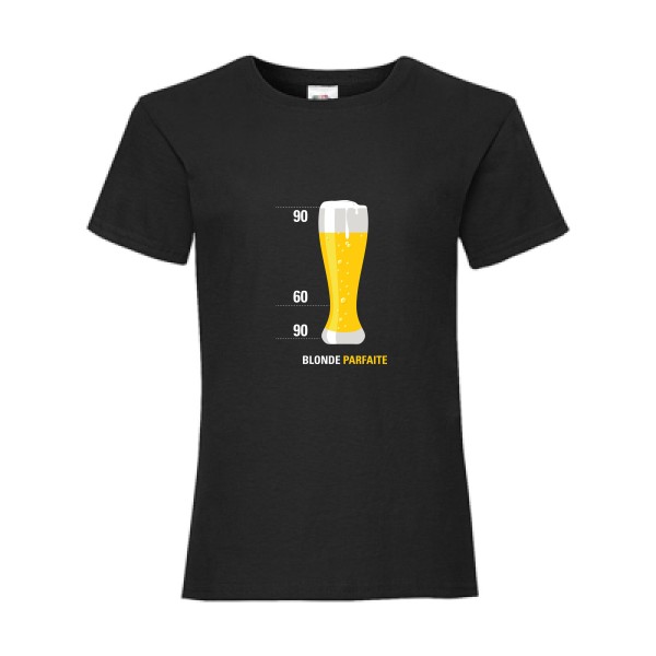 Blonde Parfaite - Tee shirt biere - Fruit of the loom - Girls Value Weight T