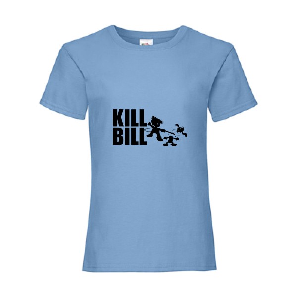 T shirt film -kill bill - Fruit of the loom - Girls Value Weight T
