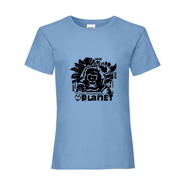 T-shirt enfant Enfant original - love planet - 