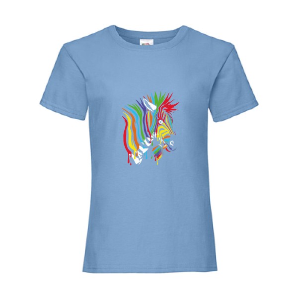 T-shirt enfant - Fruit of the loom - Girls Value Weight T - Anticonformiste
