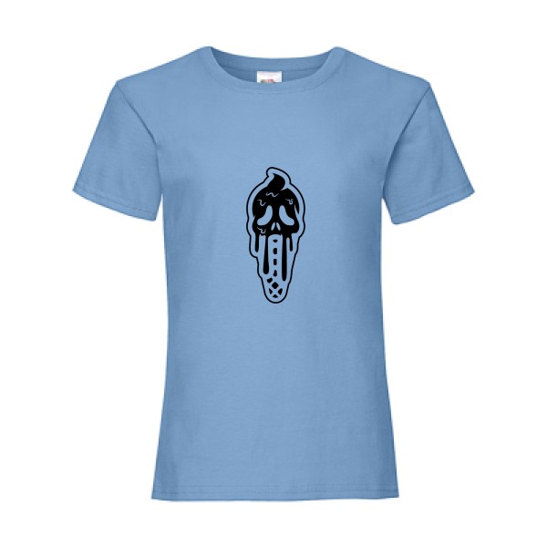 T-shirt parodie cinema -Ice Scream-Fruit of the loom - Girls Value Weight T