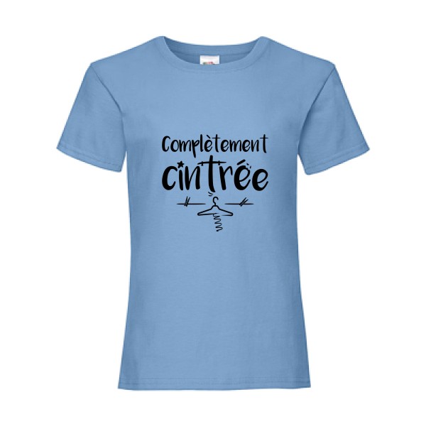 T-shirt enfant - Fruit of the loom - Girls Value Weight T - Complètement cintré