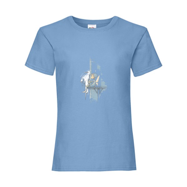 voyage -T shirt original -Fruit of the loom - Girls Value Weight T