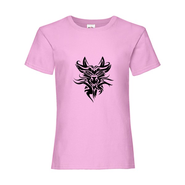 T-shirt enfant - Fruit of the loom - Girls Value Weight T - tattoo