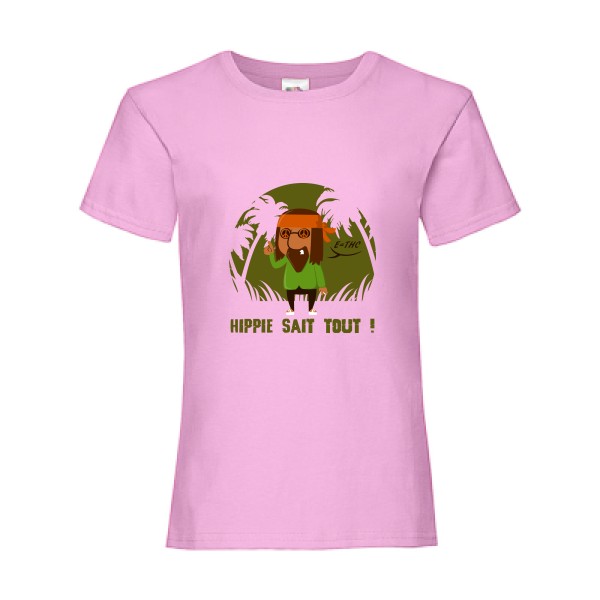 Et pis c'est tout !!!-T shirt texte drole - Fruit of the loom - Girls Value Weight T