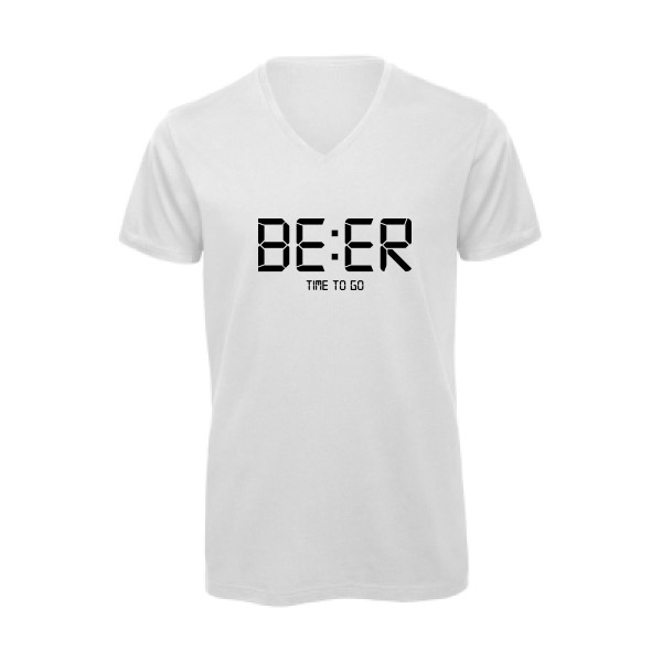 TIME TO GO T shirt biere -B&C - Inspire V/men
