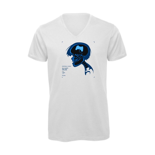 radiogamer - T shirt skull -B&C - Inspire V/men