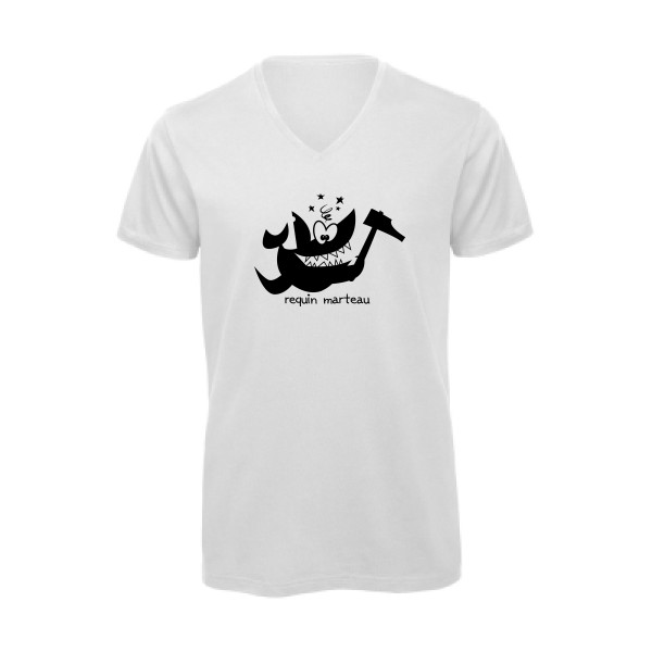 Requin marteau-T shirt marrant-B&C - Inspire V/men