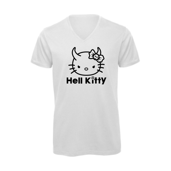 Hell Kitty - Tshirt rigolo-B&C - Inspire V/men