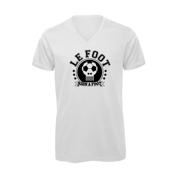 T-shirt bio col V original Homme  - Footaise - 