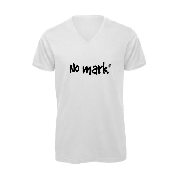 No mark® - T-shirt bio col V humoristique -Homme -B&C - Inspire V/men -