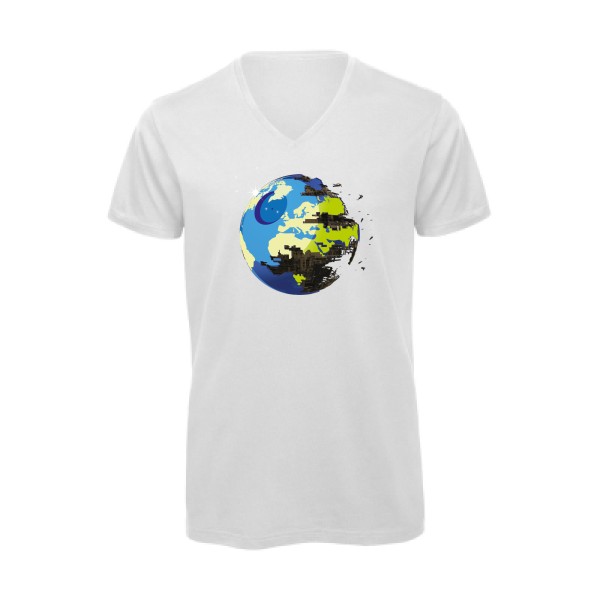 EARTH DEATH - tee shirt original Homme -B&C - Inspire V/men