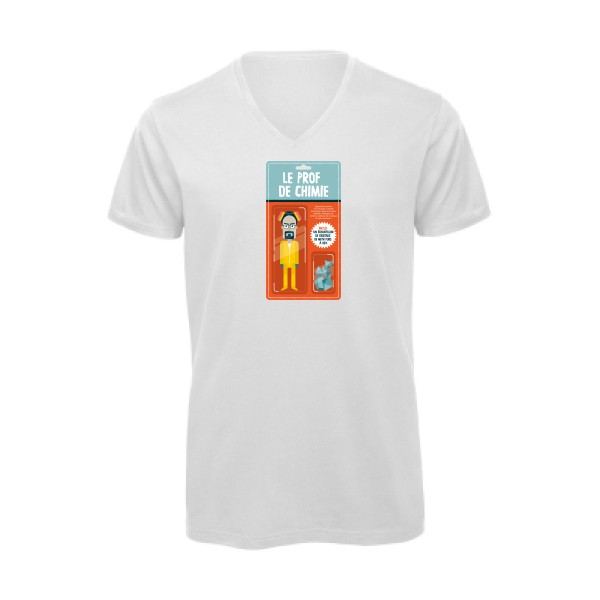 Le prof de chimie - T shirt vintage Homme -B&C - Inspire V/men