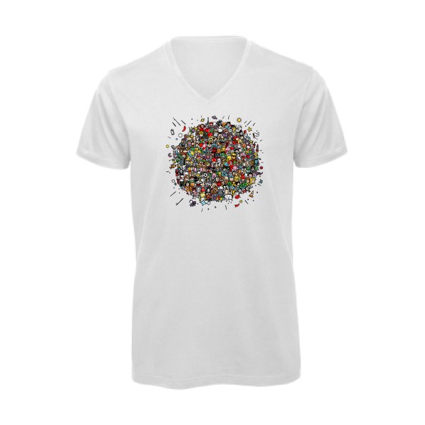 Planète Pop Culture- T-shirts originaux -modèle B&C - Inspire V/men -