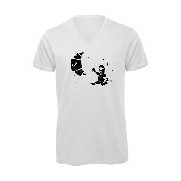 Croissant de lune- T shirt lune -B&C - Inspire V/men