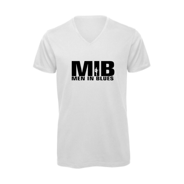 Men in blues - T-shirt thème musique-B&C - Inspire V/men - pour Homme