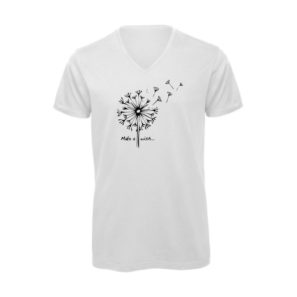 Make a wish-t shirt original - modèle B&C - Inspire V/men -