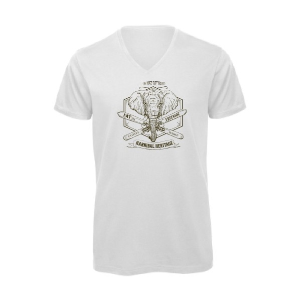 Hannibal Heritage - T shirt original Homme - modèle B&C - Inspire V/men - thème vintage -