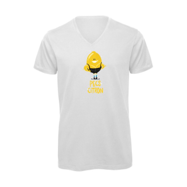 Pecs Citron - T-shirt bio col V -T shirt parodie -