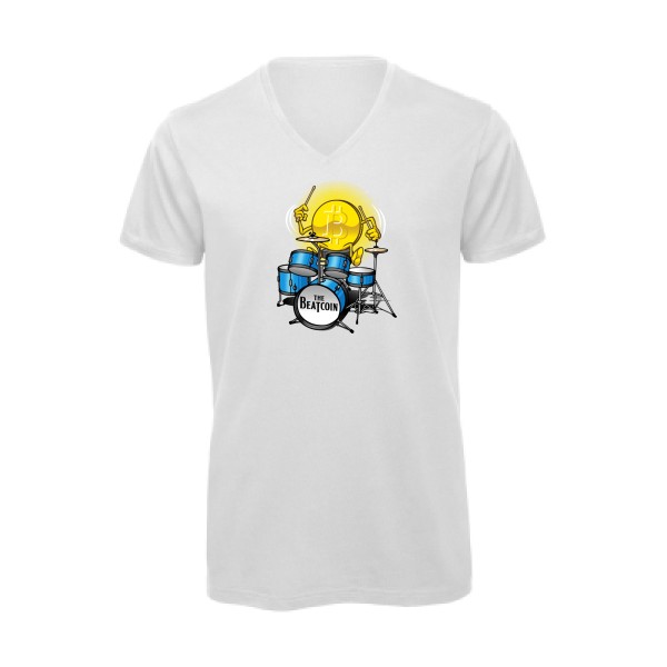 T-shirt bio col V - B&C - Inspire V/men - Beatcoin