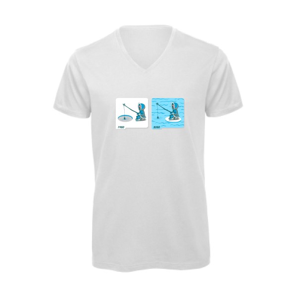 T shirt Homme humour -Fishing in Arctic - B&C - Inspire V/men