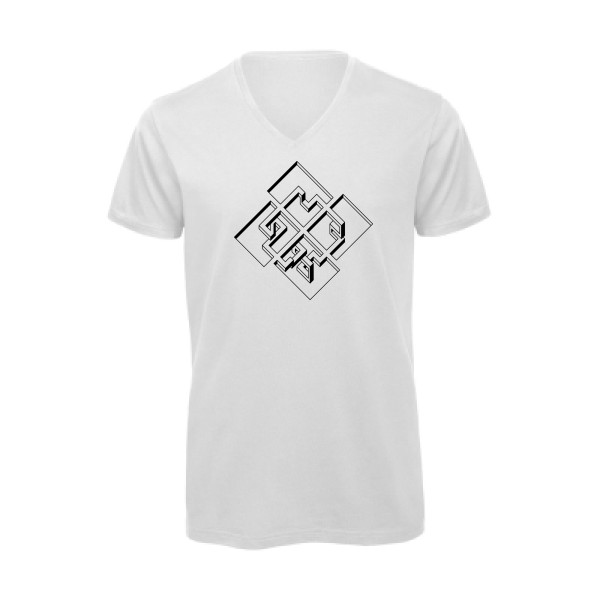 T-shirt bio col V - B&C - Inspire V/men - Fatal Labyrinth