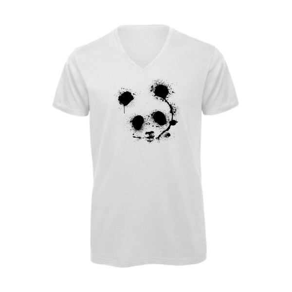 T-shirt bio col V panda - Homme -B&C - Inspire V/men 