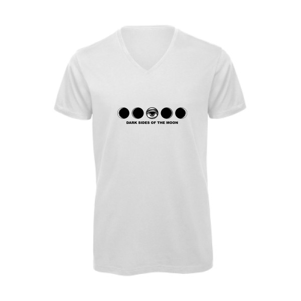 Dark side - T-shirt bio col V Homme original   -B&C - Inspire V/men - Thème dark side -