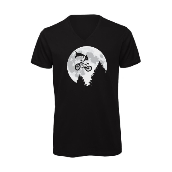 ET Tailwhip-T-shirt bio col V humoristique - B&C - Inspire V/men- Thème cadeau rigolo -
