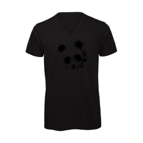 T-shirt bio col V panda - Homme -B&C - Inspire V/men 