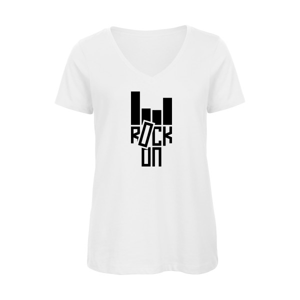 Rock On ! -Tee shirt rock Femme-B&C - Inspire V/women 