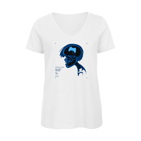 radiogamer - T shirt skull -B&C - Inspire V/women 