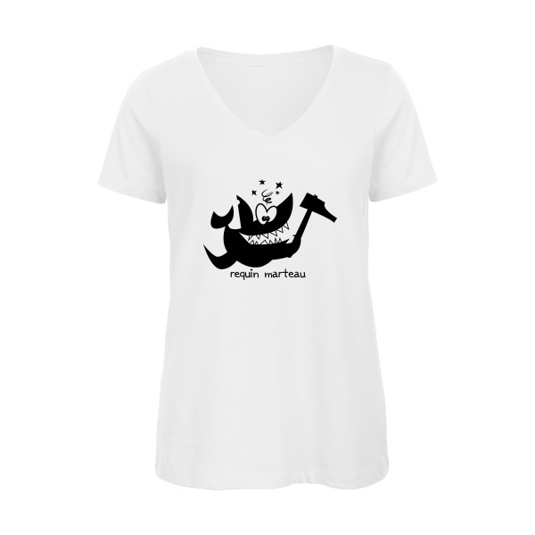 Requin marteau-T shirt marrant-B&C - Inspire V/women 