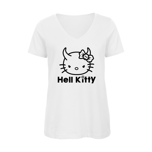 Hell Kitty - Tshirt rigolo-B&C - Inspire V/women 