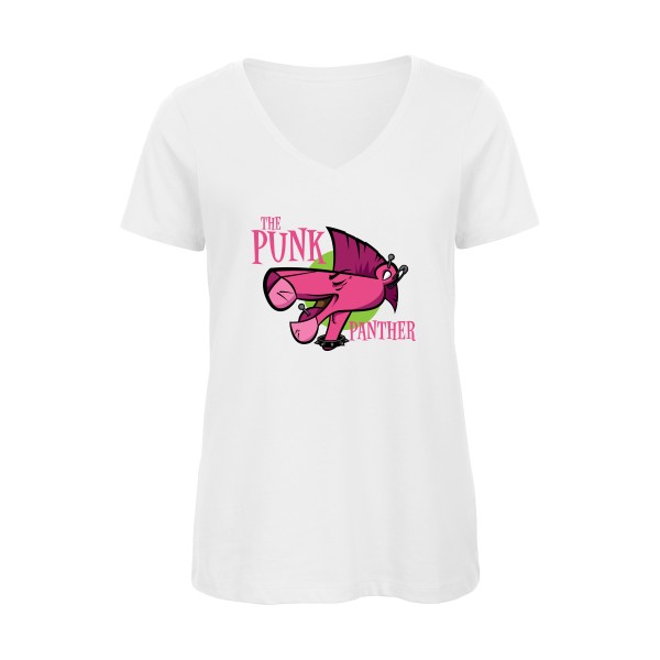 The Punk Panther - T shirt anime-B&C - Inspire V/women 