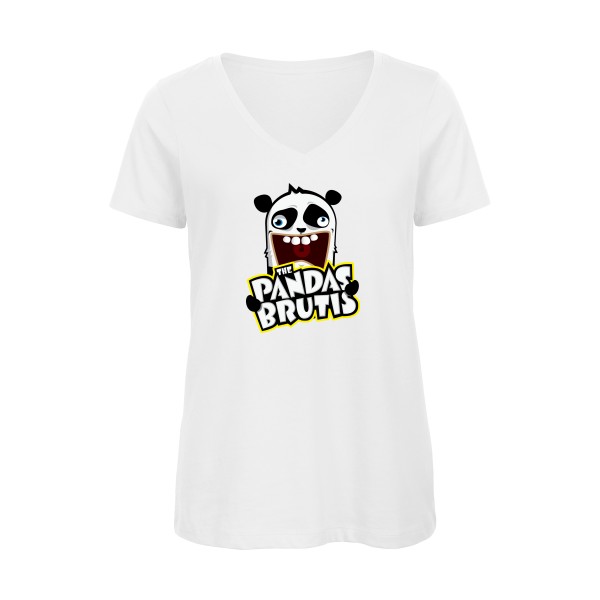 The Magical Mystery Pandas Brutis - t shirt idiot -B&C - Inspire V/women 