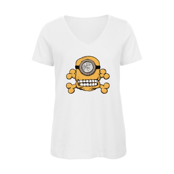 Minion Skull-T shirt minion drole - B&C - Inspire V/women 