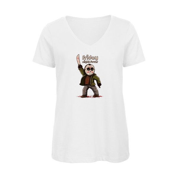 Friday night  fever - T shirt Geek- B&C - Inspire V/women 