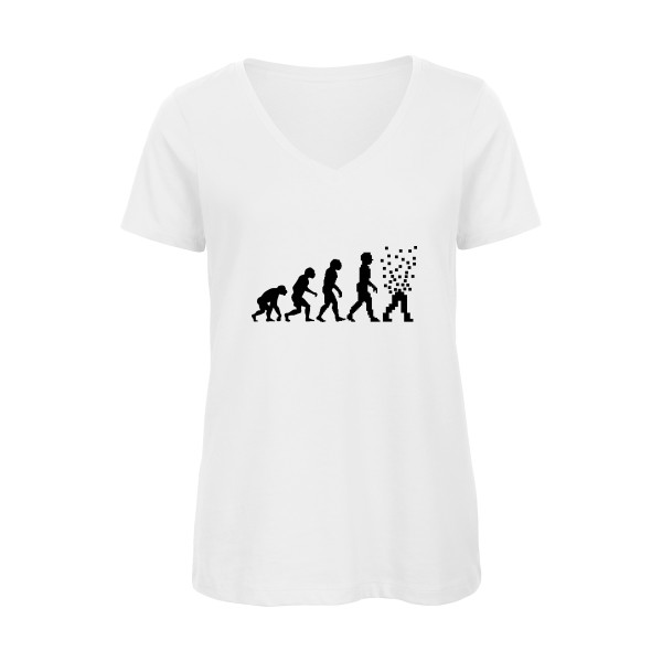 Evolution numerique Tee shirt geek-B&C - Inspire V/women 