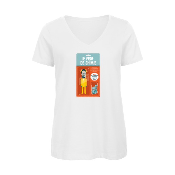 Le prof de chimie - T shirt vintage Femme -B&C - Inspire V/women 