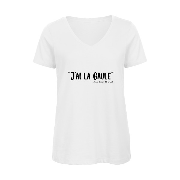La Gaule! - modèle B&C - Inspire V/women  - T shirt humoristique - thème humour potache -