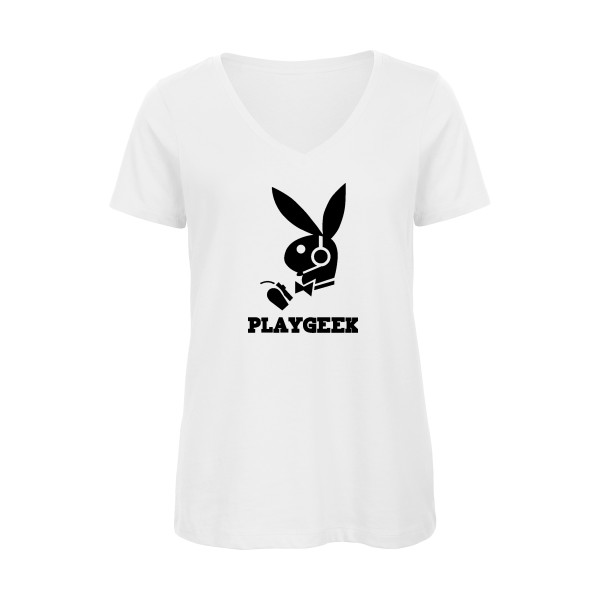 Playgeek -Tee shirt femme original -Bio-