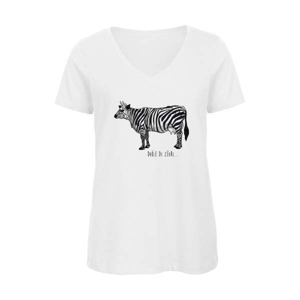 drole de zebre- Tee shirts originaux Femme - modèle B&C - Inspire V/women  -