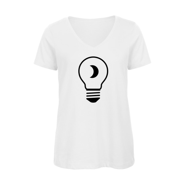 Noctambule - T shirt original Femme - modèle B&C - Inspire V/women  - 