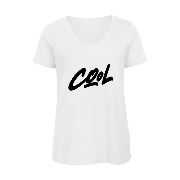 T-shirt femme bio col V - B&C - Inspire V/women  - stef