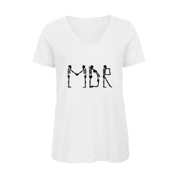 T-shirt femme bio col V - B&C - Inspire V/women  - MDR