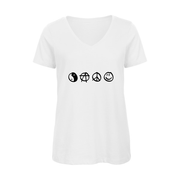 circles power- Tshirt geek - B&C - Inspire V/women 