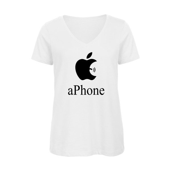 aPhone T shirt geek-B&C - Inspire V/women 