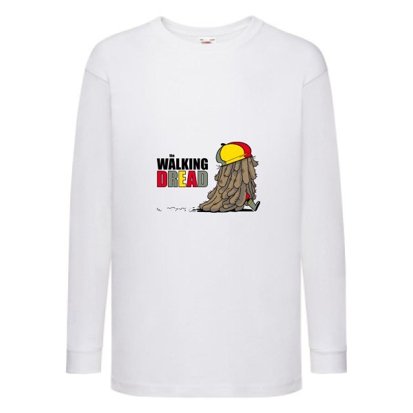 the WALKING DREAD-T-shirt enfant manches longues vintage et reggae 